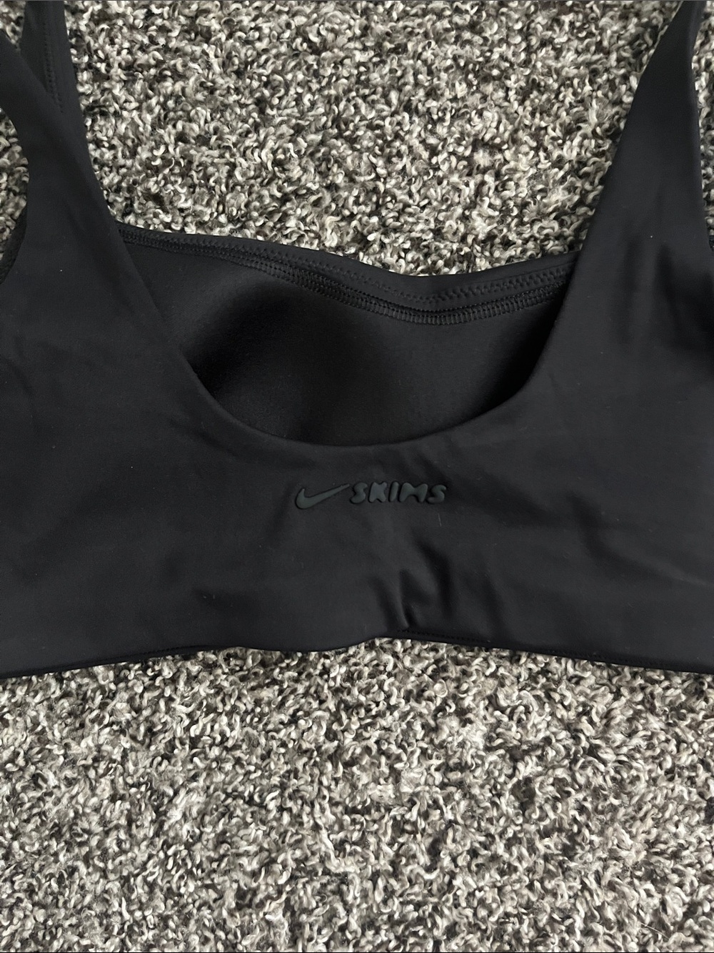 SKIMS Black Scoop Sports Bralette